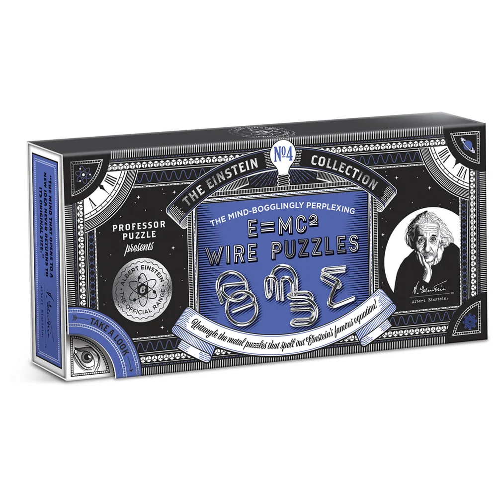 Einstein E=MC2 Metal Puzzles Afbeelding 1