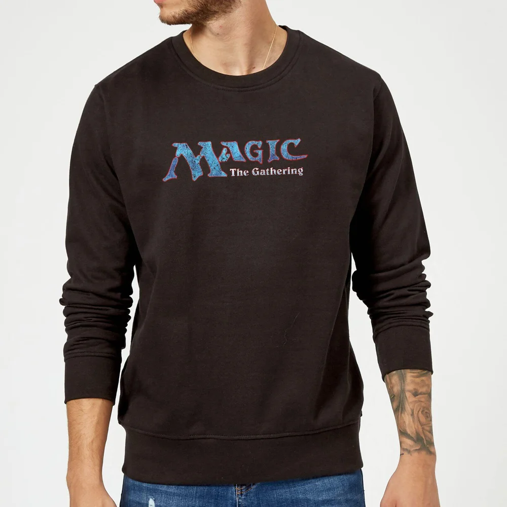 Magic The Gathering 93 Vintage Logo Trui - Zwart - S Afbeelding 1