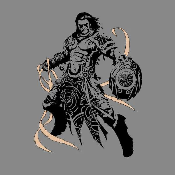 Magic The Gathering Gideon Character Art Trui - Grijs