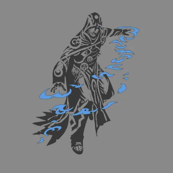 Magic The Gathering Jace Character Art Trui - Grijs