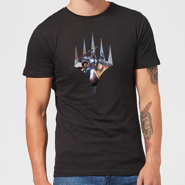 Magic The Gathering Key Art With Logo T-shirt - Zwart