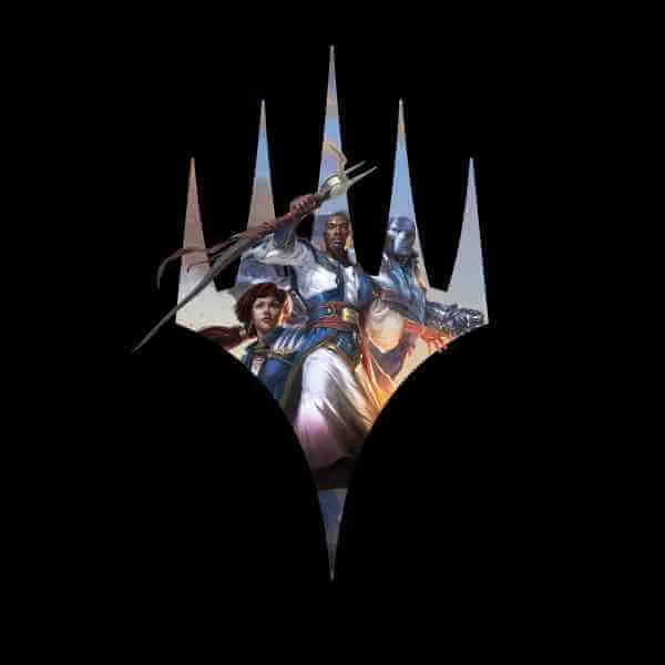 Magic The Gathering Key Art With Logo T-shirt - Zwart