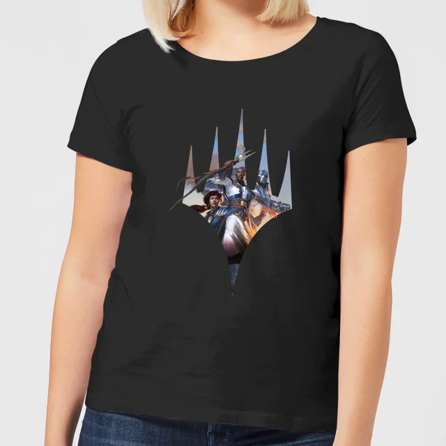 Magic The Gathering Key Art With Logo Dames T-shirt - Zwart