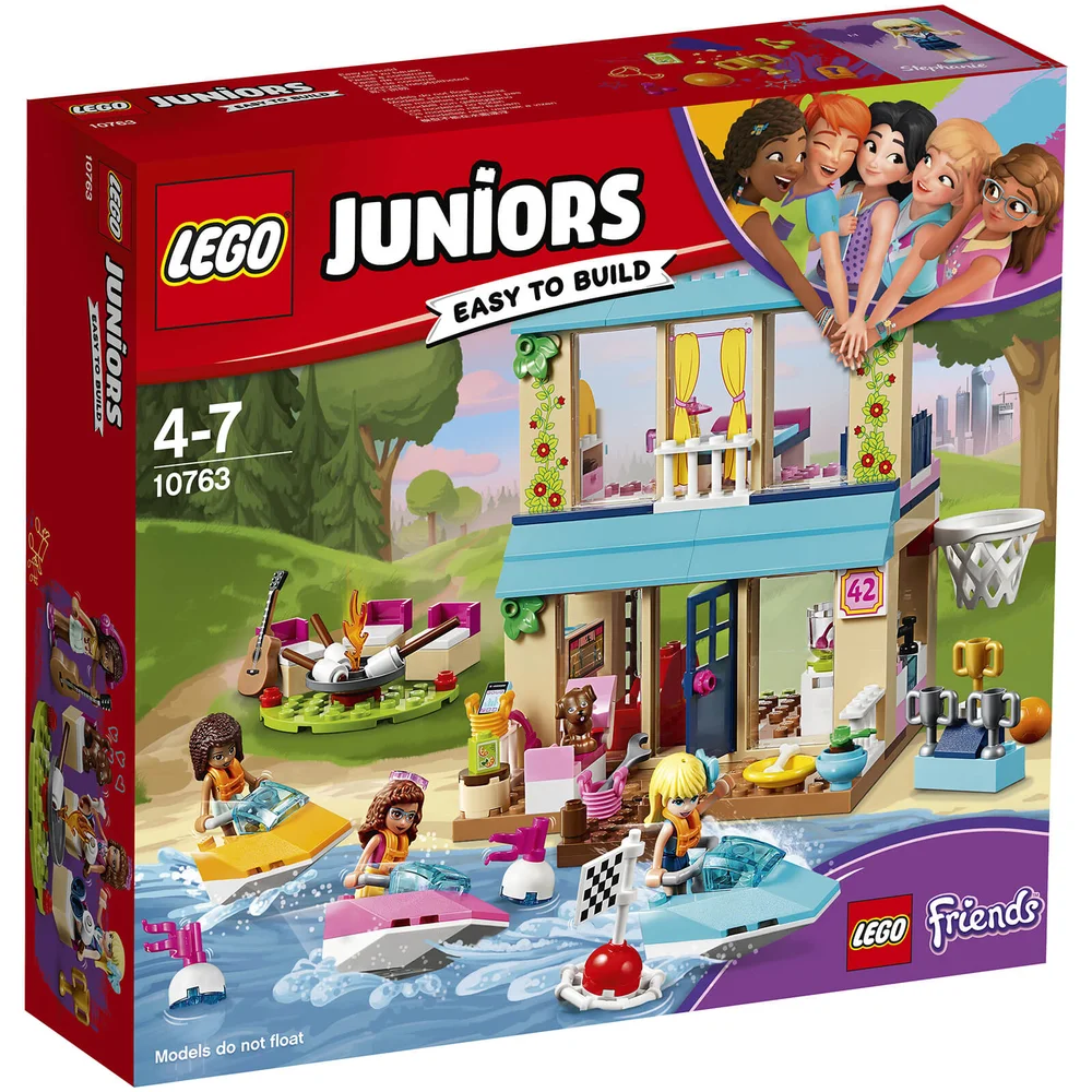LEGO Juniors Friends: Stephanie's huisje aan het meer (10763) Afbeelding 1