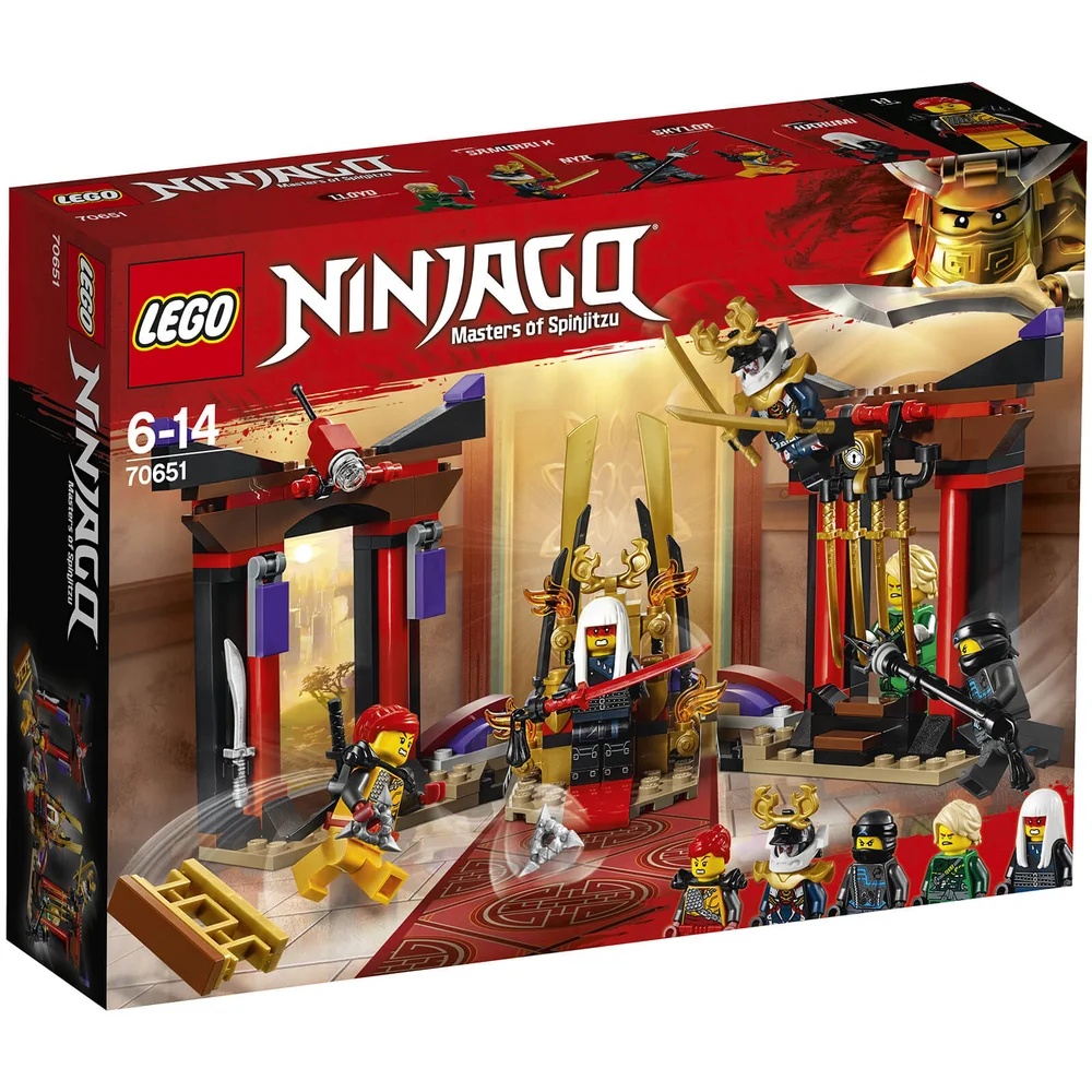 LEGO Ninjago: Troonzaalduel (70651) Afbeelding 1