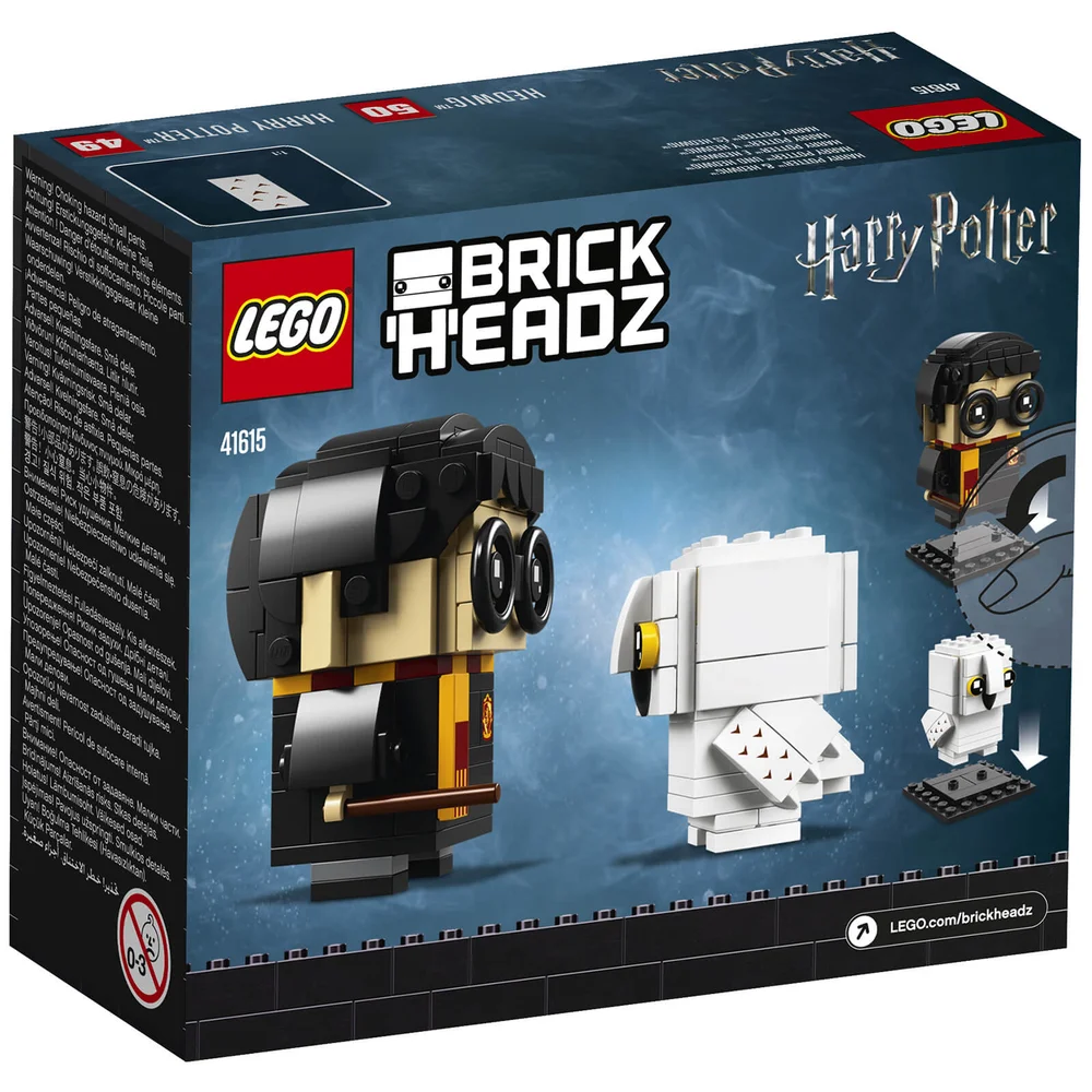 LEGO Brickheadz: Harry Potter™ en Hedwig™ (41615) Afbeelding 1