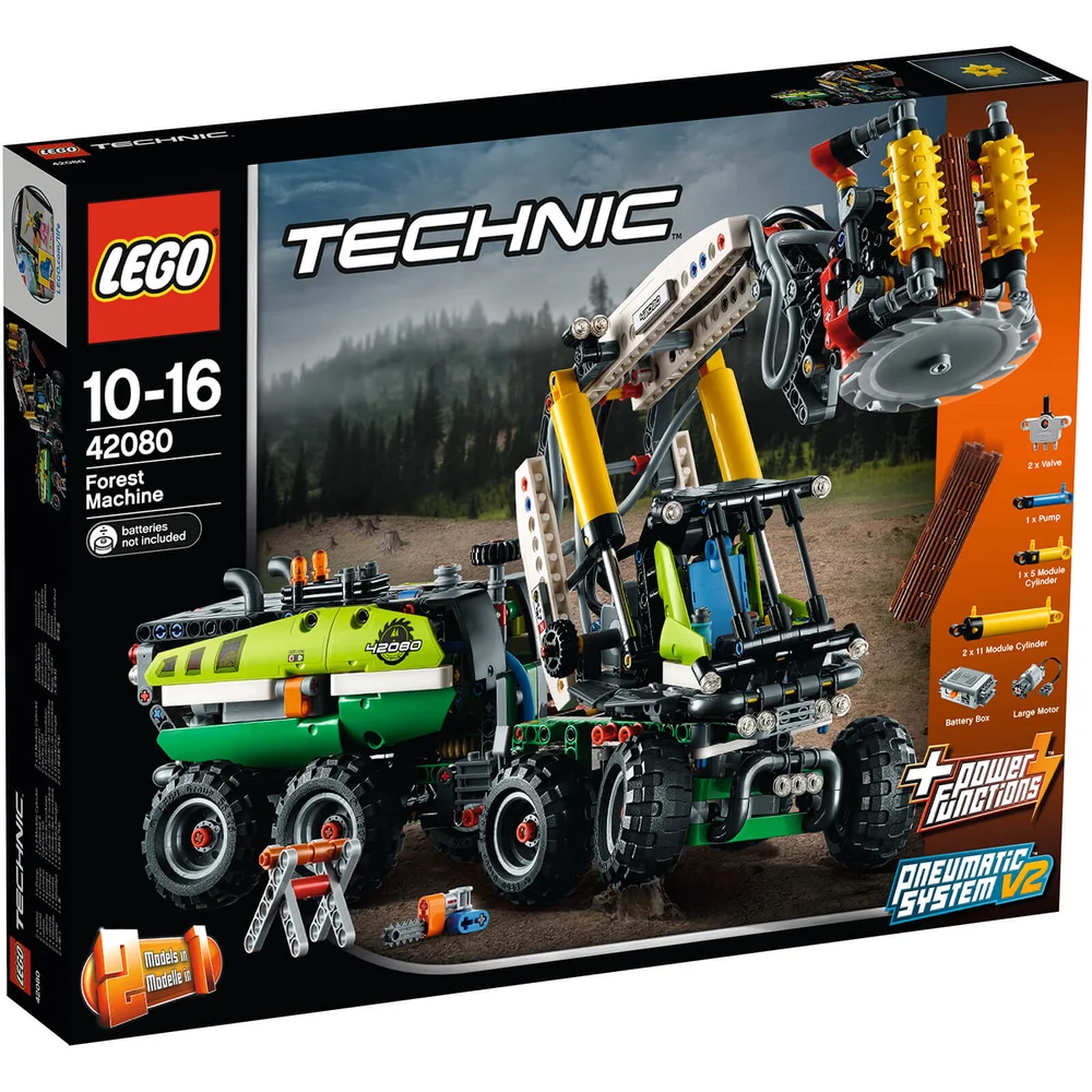 LEGO Technic with Power Functions: Bosbouwmachine (42080) Afbeelding 1