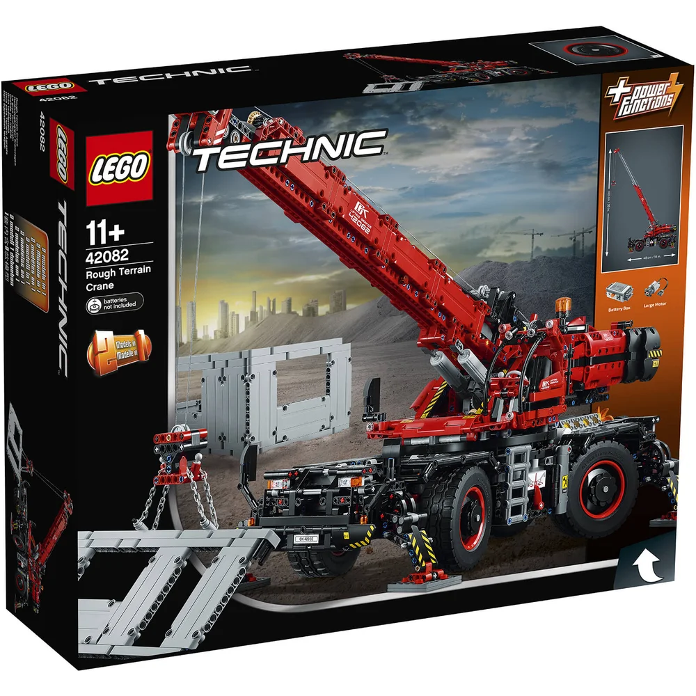 LEGO Technic: Ruwterrein-kraan 2 in 1 set (42082) Afbeelding 1