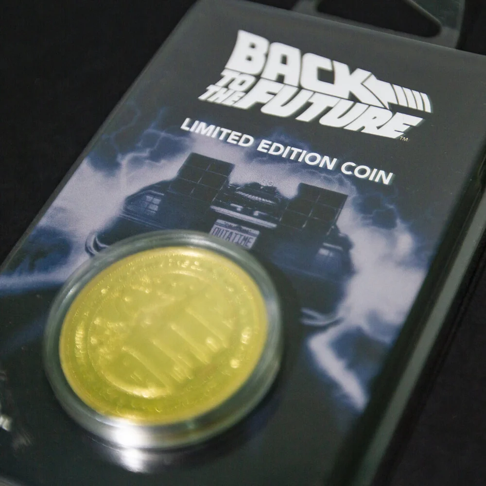 Back To The Future Verzamelmunt: Gouden Variant - Zavvi Exclusive Afbeelding 1