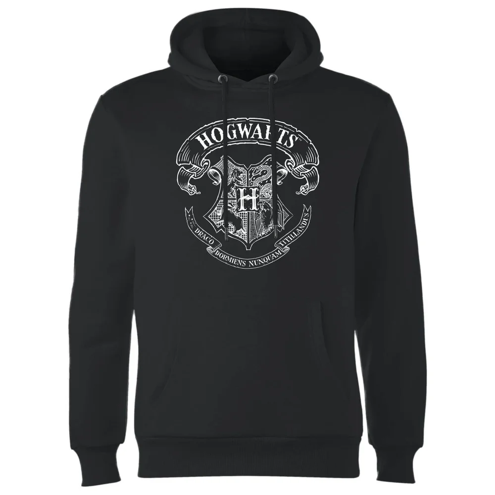 Harry Potter Hogwarts Crest Hoodie - Zwart - S Afbeelding 1