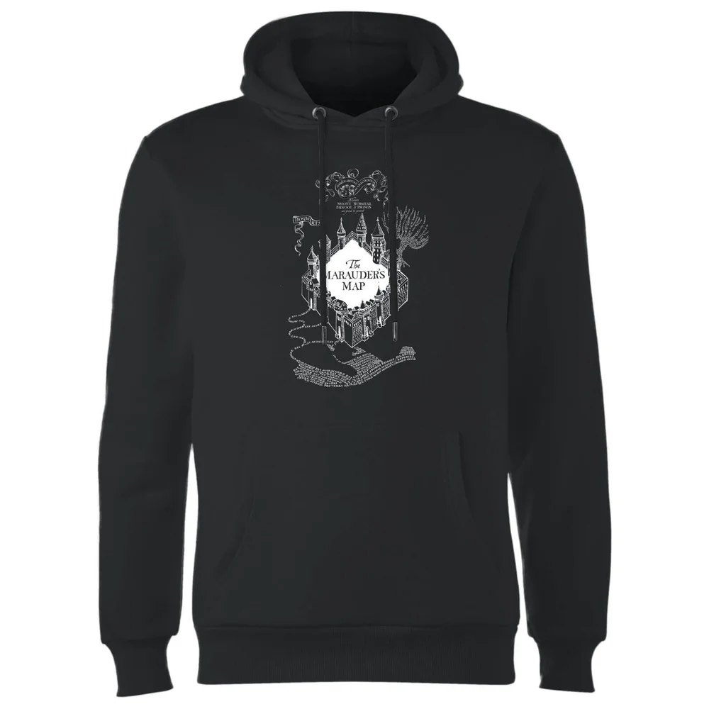 Harry Potter The Marauders Map Hoodie - Zwart - S Afbeelding 1
