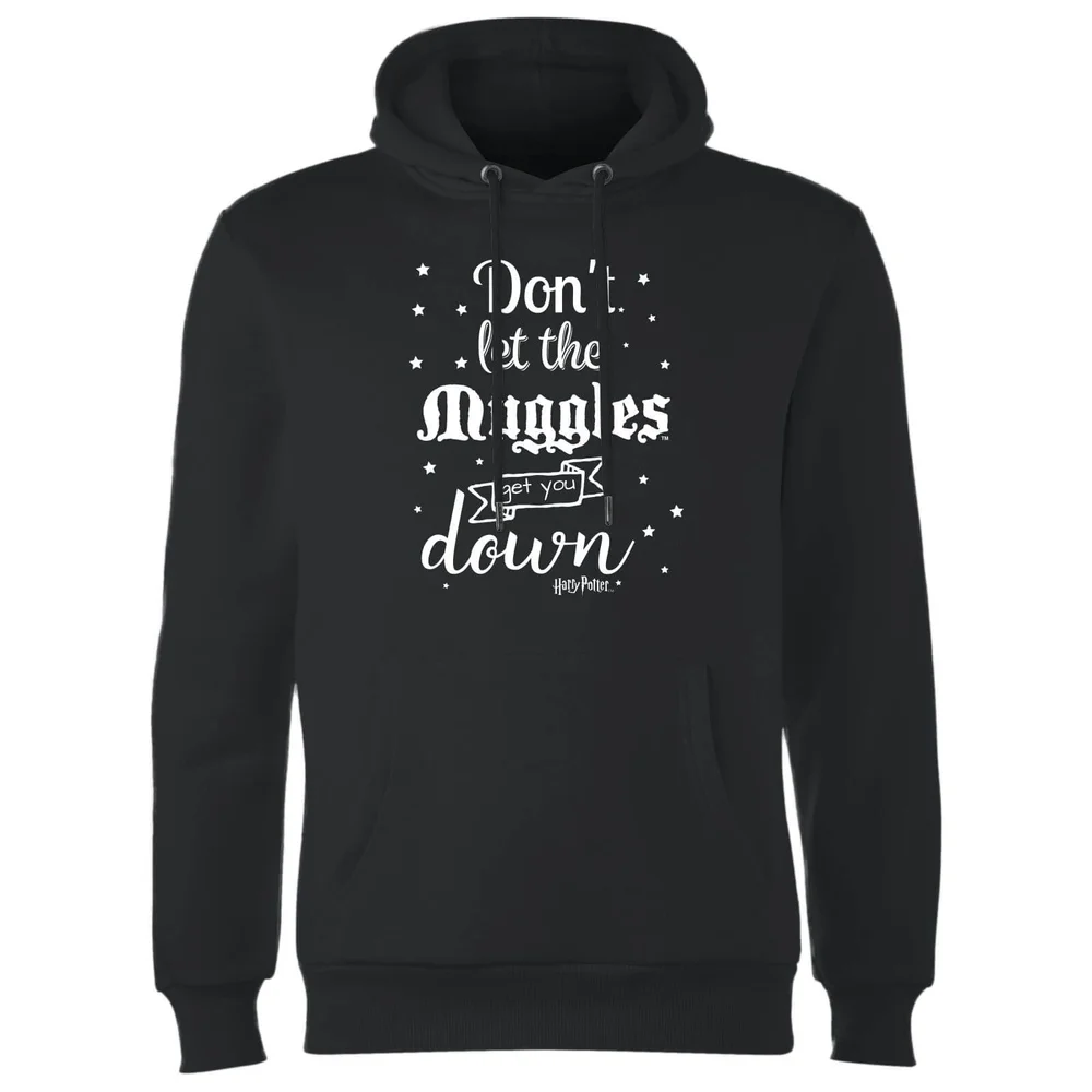 Harry Potter Don't Let The Muggles Get You Down Hoodie - Zwart - S Afbeelding 1