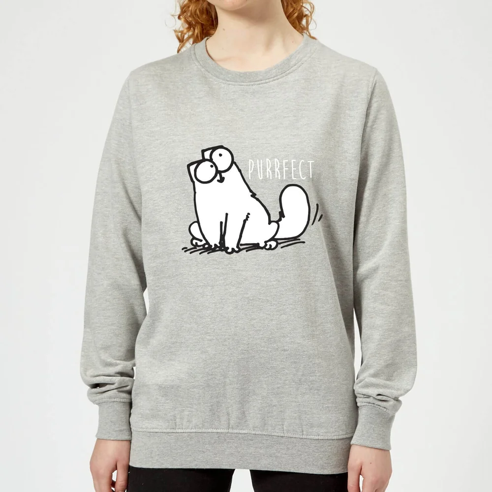Simon's Cat Purrfect Women's Sweatshirt - Grey - 3XL Afbeelding 1