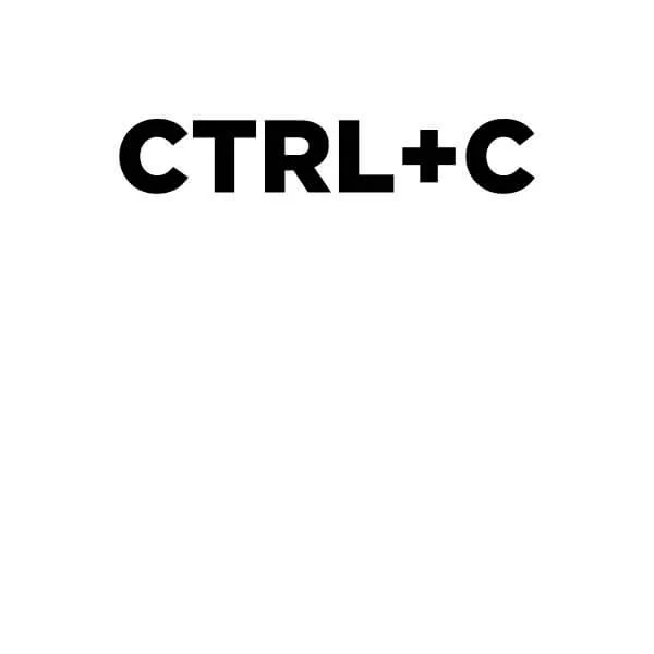 CTRL C Women's T-Shirt - White - S - Wit Afbeelding 1