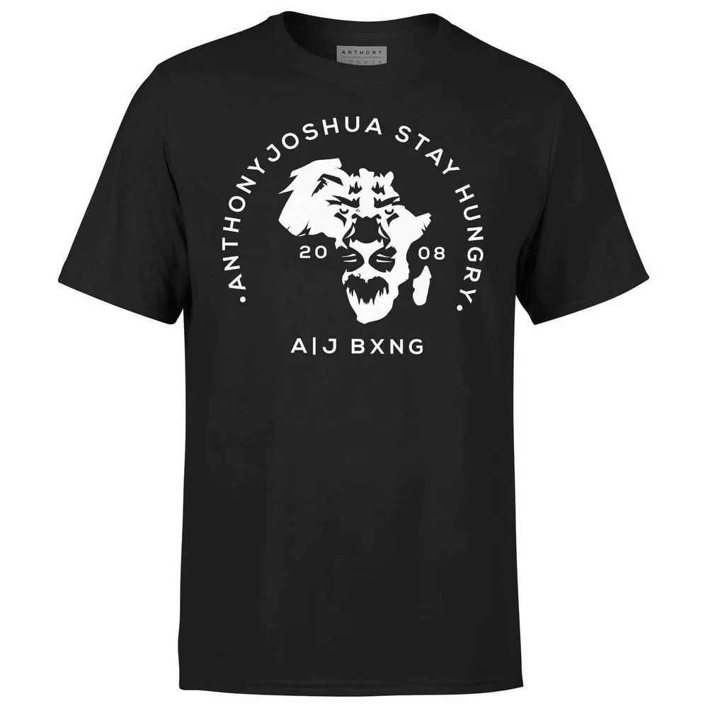 Anthony Joshua Stay Hungry Men's T-Shirt - Black - S - Zwart Afbeelding 1