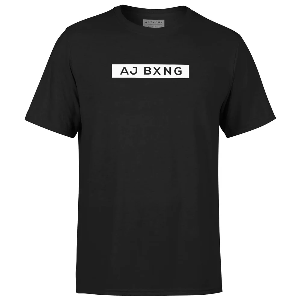 Anthony Joshua Classic Logo Men's T-Shirt - Black - S - Zwart Afbeelding 1