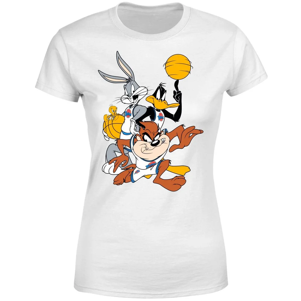 Space Jam Group Shot Women's T-Shirt - White - S Afbeelding 1