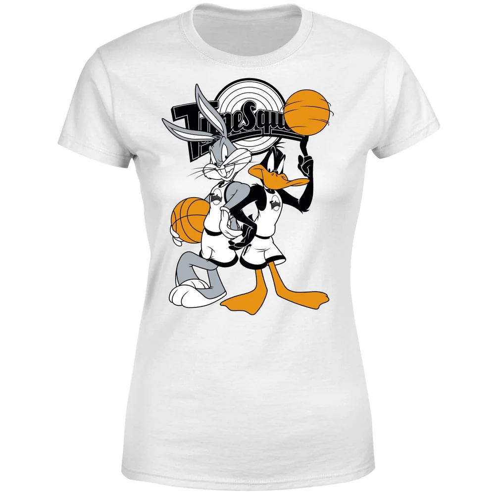 Space Jam Bugs And Daffy Tune Squad Women's T-Shirt - White - S Afbeelding 1