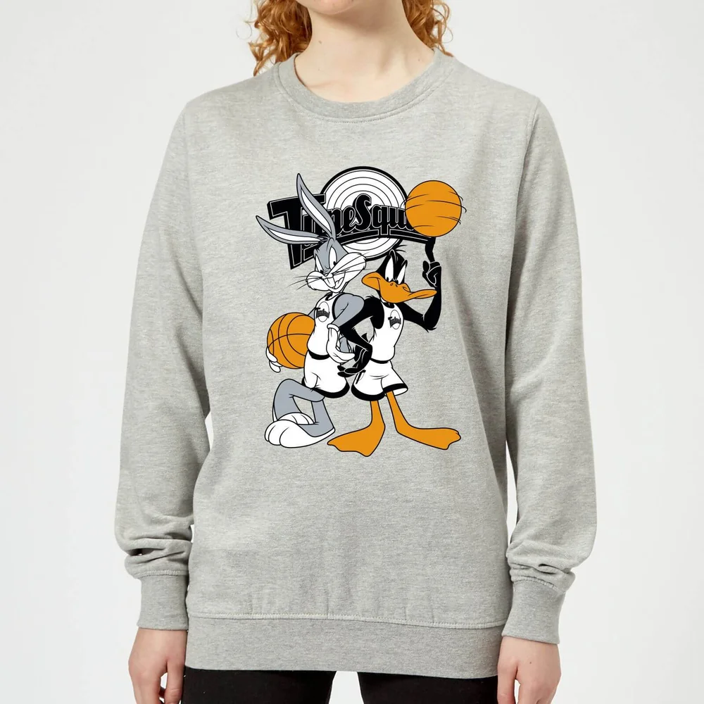 Space Jam Bugs And Daffy Tune Squad Women's Sweatshirt - Grey - 3XL Afbeelding 1