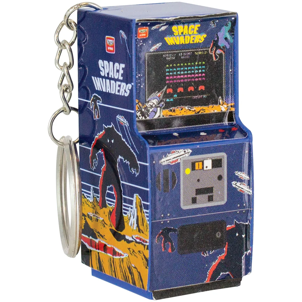 Space Invaders Arcade Keyring Afbeelding 1