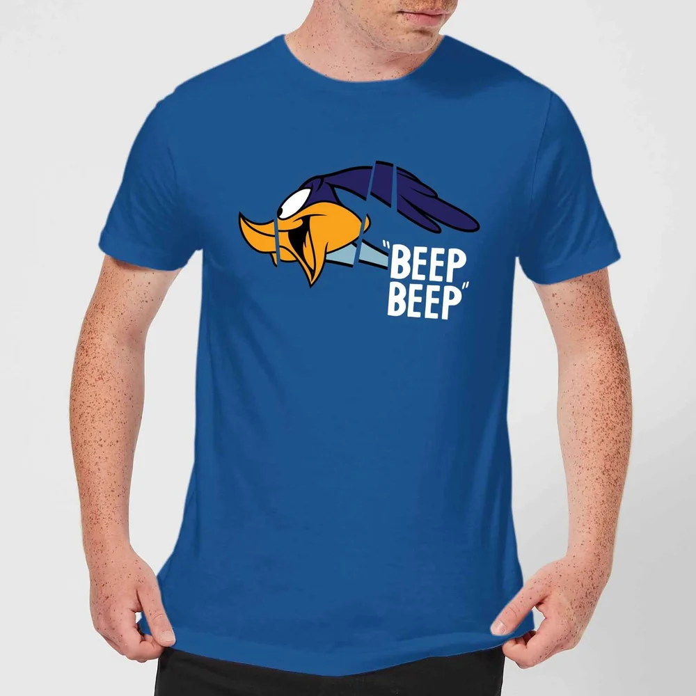 Looney Tunes Road Runner Beep Beep T-shirt - Blauw - S Afbeelding 1
