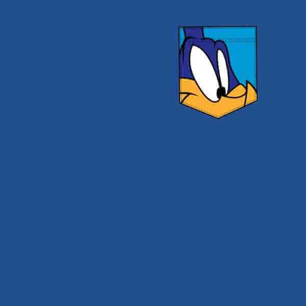 Looney Tunes Roadrunner Faux Pocket T-shirt - Blauw