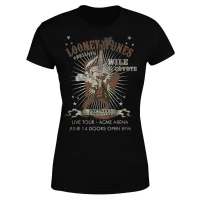 Looney Tunes Wile E Coyote Concert Dames T-shirt - Zwart - undefined undefined
