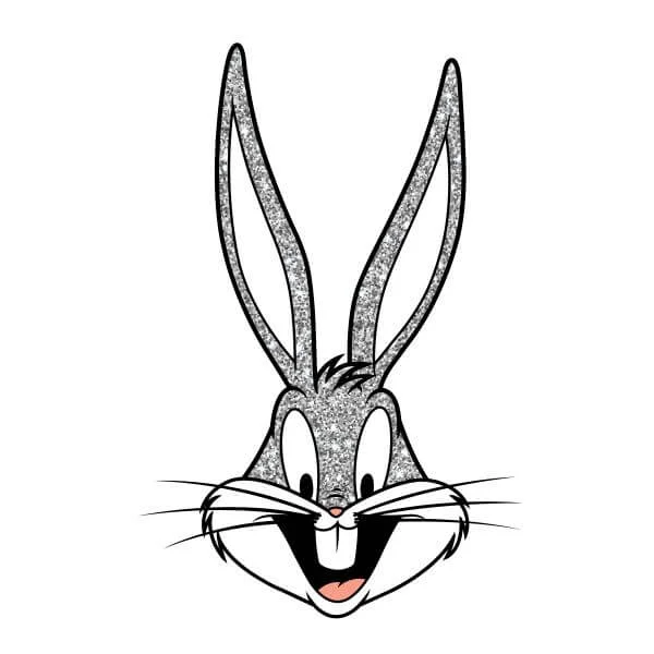 Looney Tunes Bugs Bunny Dames T-shirt - Wit