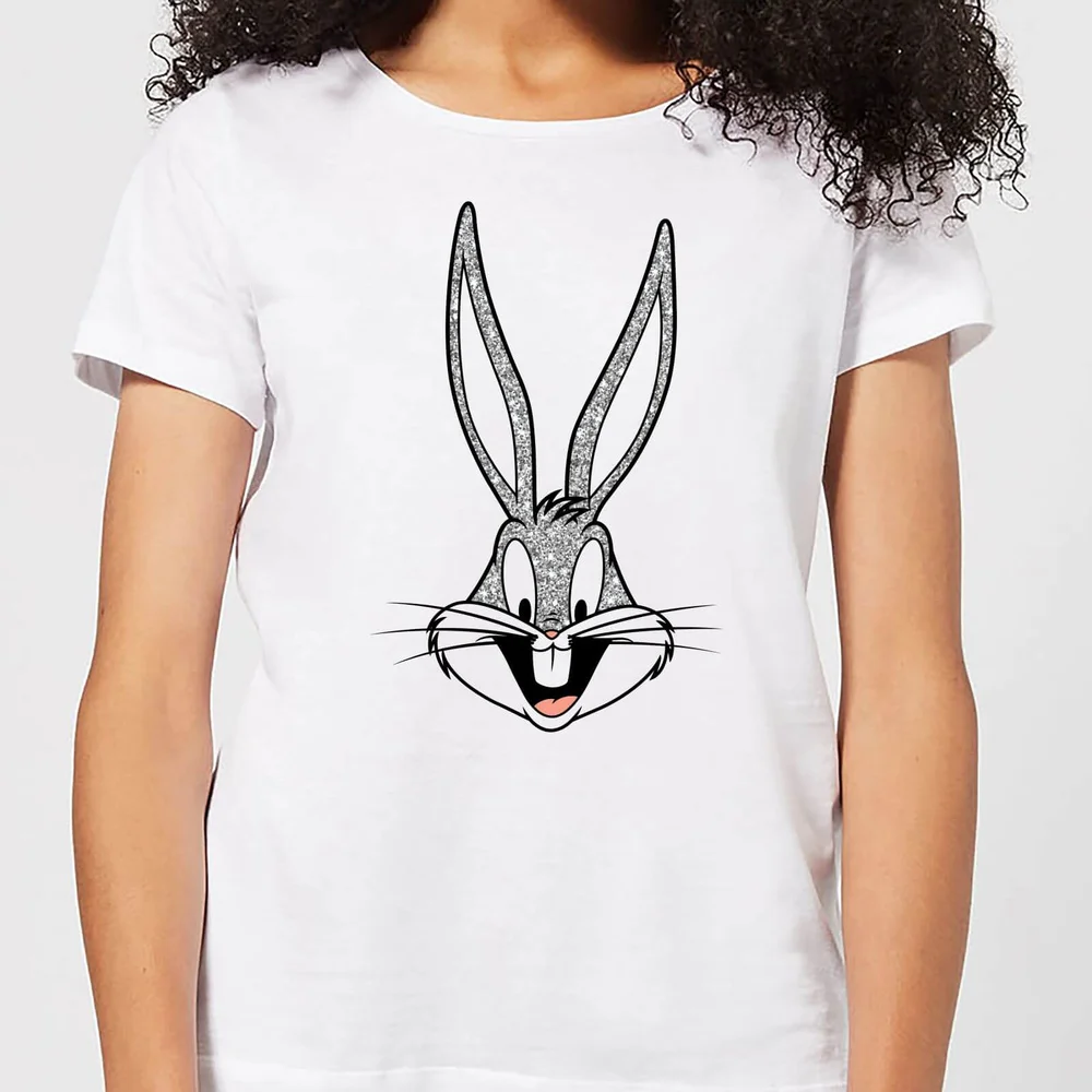 Looney Tunes Bugs Bunny Dames T-shirt - Wit - S Afbeelding 1