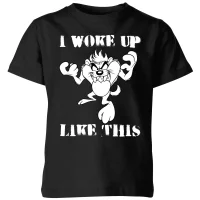 Looney Tunes Taz I Woke Up Like This Kinder T-shirt - Zwart