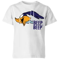Looney Tunes Road Runner Beep Beep Kinder T-shirt - Wit - undefined undefined