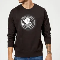 Looney Tunes Porky Pig Circle Logo Trui - Zwart