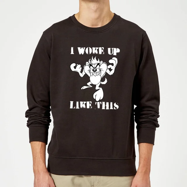 Looney Tunes Taz I Woke Up Like This Trui - Zwart
