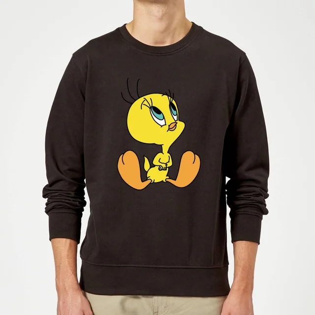 Looney Tunes Tweety Sitting Trui - Zwart