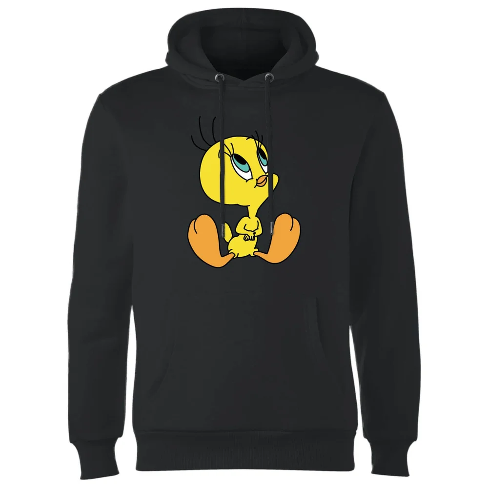 Looney Tunes Tweety Sitting Hoodie - Zwart - S Afbeelding 1
