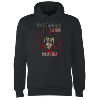 Looney Tunes Tasmanian Devil Monster Rock Hoodie - Zwart