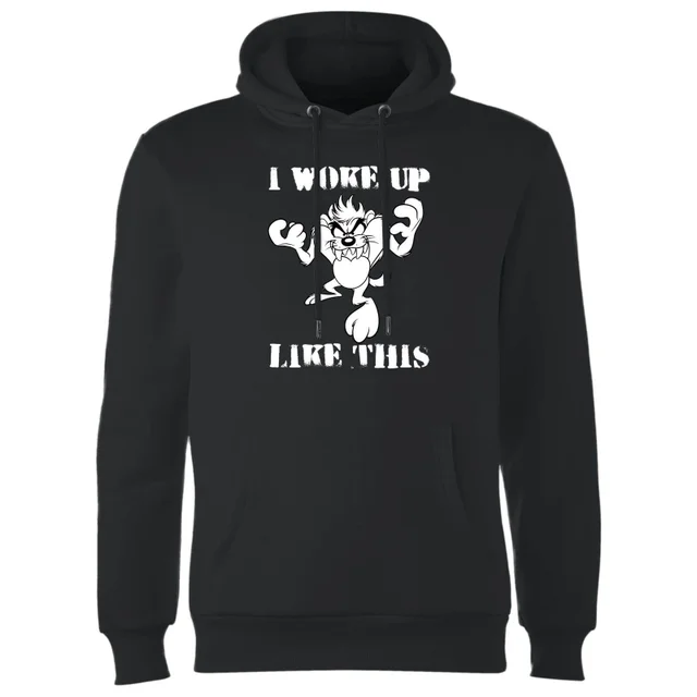 Looney Tunes Taz I Woke Up Like This Hoodie - Zwart