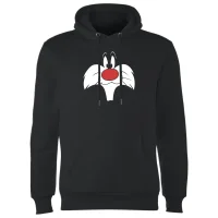 Looney Tunes Sylvester Face Hoodie - Zwart