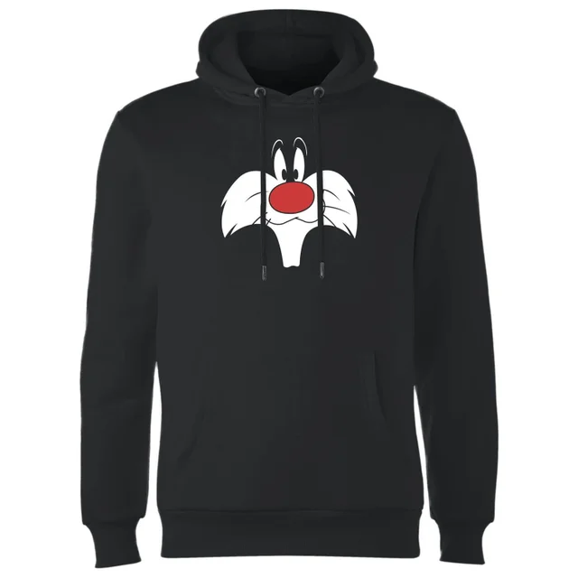 Looney Tunes Sylvester Face Hoodie - Zwart