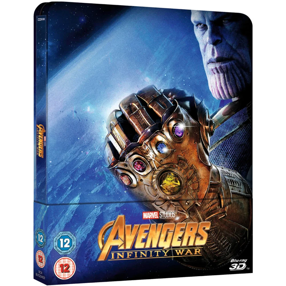 Avengers: Infinity War 3D (Includes 2D Version) - Zavvi Exclusive Limited Edition Steelbook Afbeelding 1