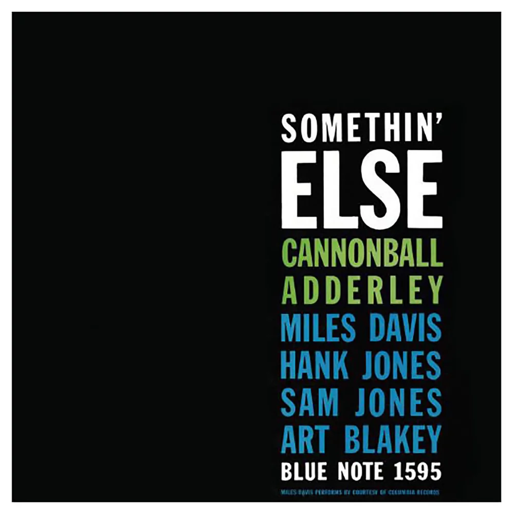 Cannonball Adderley - Somethin Else - Vinyl Afbeelding 1