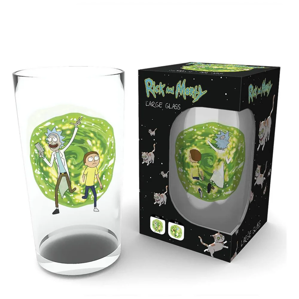 Rick and Morty Portal Large Glasses Afbeelding 1