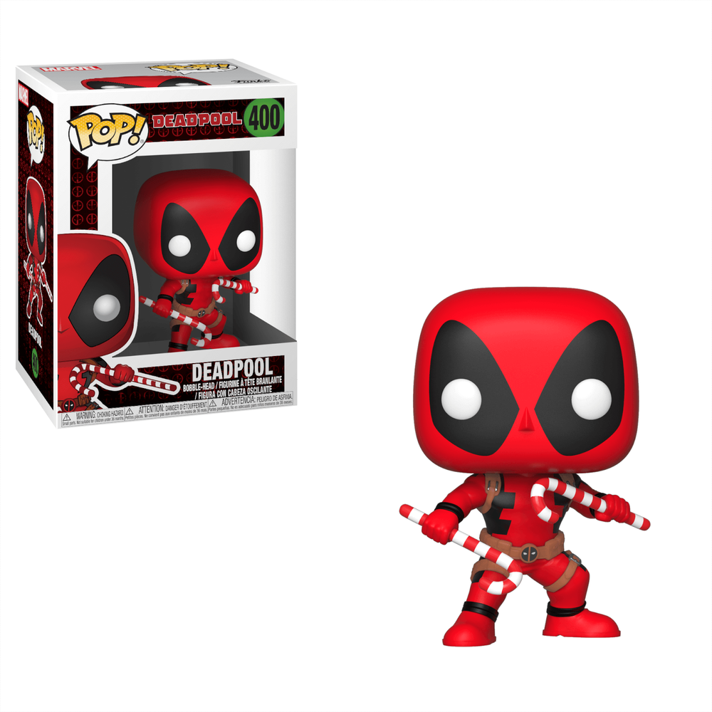Marvel Holiday - Deadpool with Candy Canes Pop! Vinyl figuur Afbeelding 1