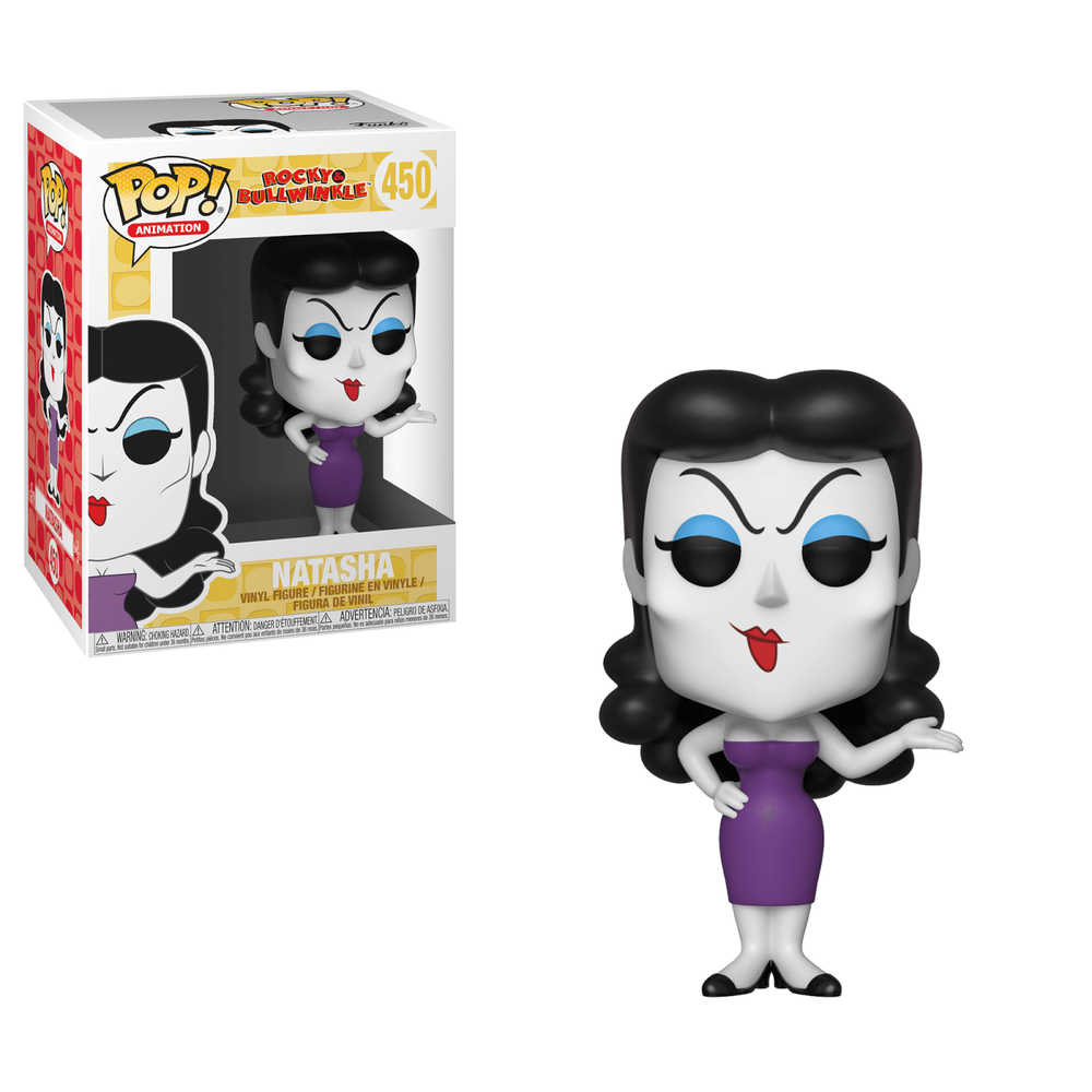 Rocky & Bullwinkle Natasha Pop! Vinyl figuur Afbeelding 1