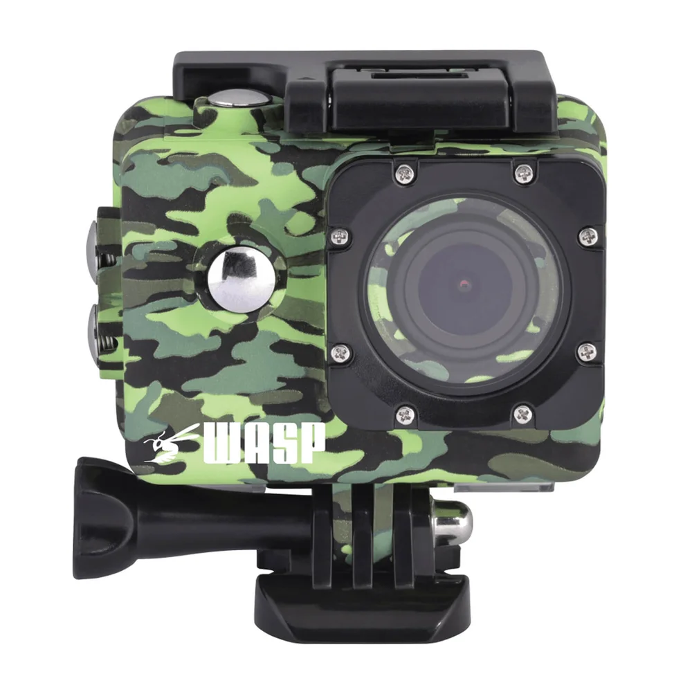 Waspcam 9942 Wi-Fi 4K Sports Action Camcorder - Camo Afbeelding 1
