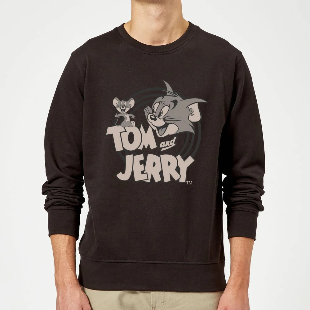 Tom and Jerry Circle Trui - Zwart - S Afbeelding 1