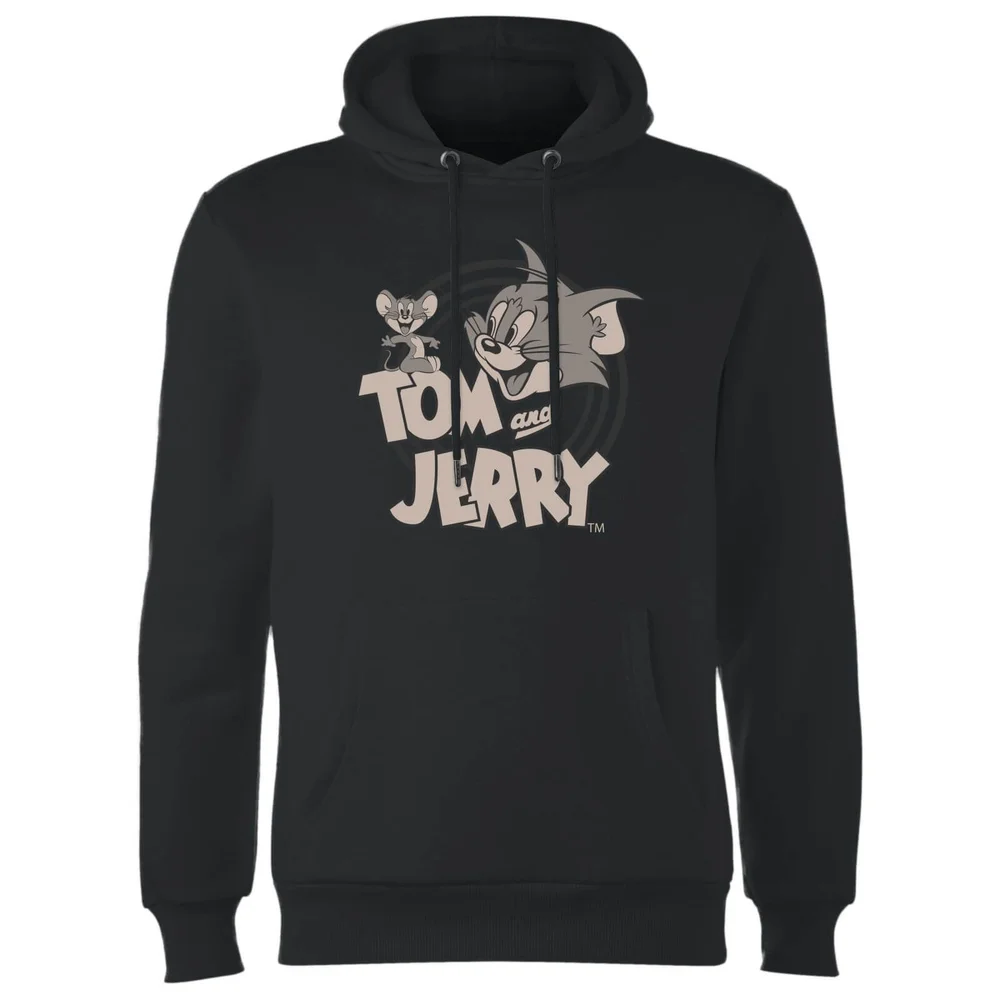 Tom and Jerry Circle Hoodie - Zwart - M Afbeelding 1
