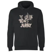 Tom and Jerry Circle Hoodie - Zwart - undefined undefined