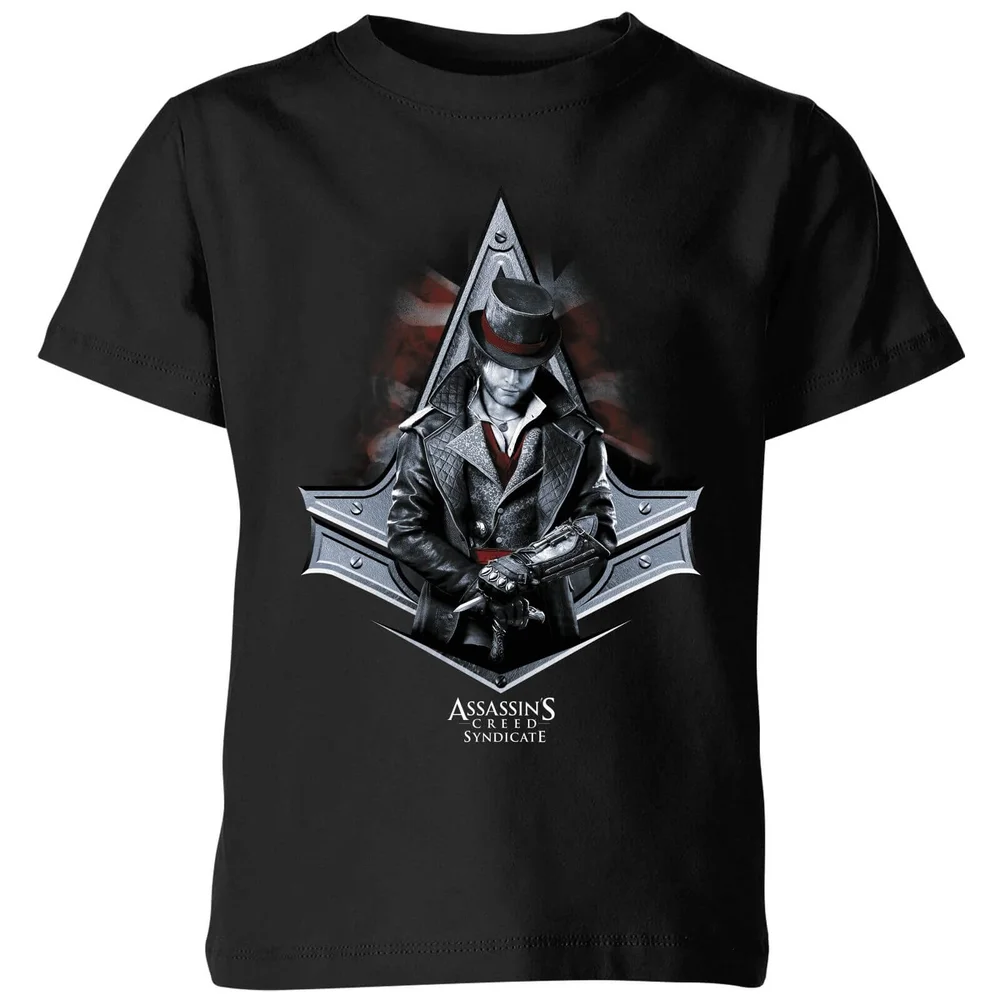 Assassin's Creed Syndicate Jacob Kinder T-shirt - Zwart - 98/104 (3-4 jaar) - Zwart Afbeelding 1