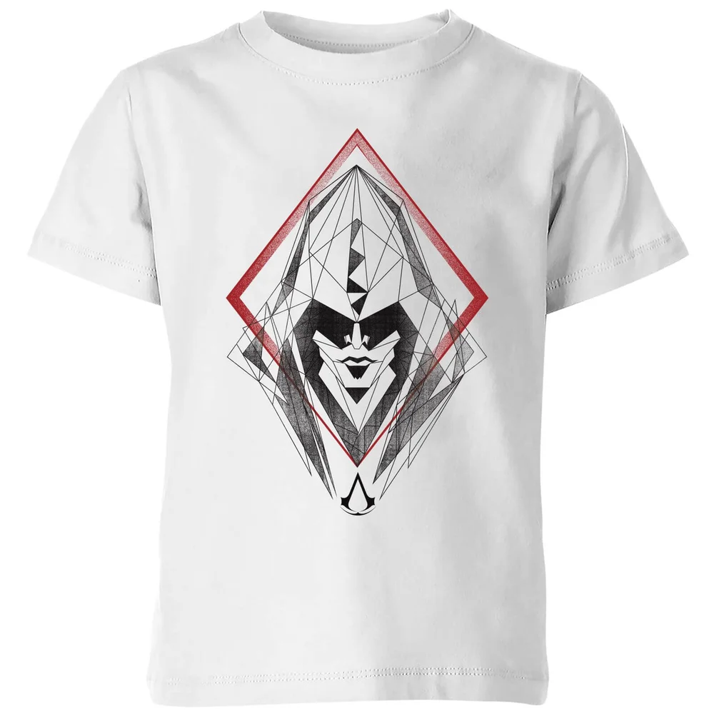 Assassin's Creed Origins Sketch Kinder T-shirt - Wit - 98/104 (3-4 jaar) - Wit Afbeelding 1